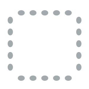 Chairs around the parameter of the room.