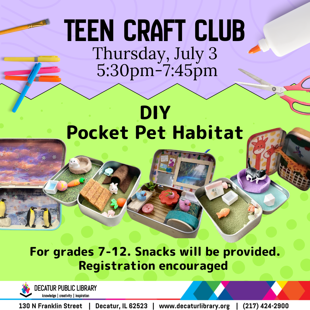 Picture of DIY Pocket Pet Habitat Examples Penguin, Bunny, Duck, Cat, and Giraffe
