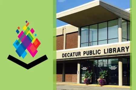 Front Entrance of Decatur Public Library