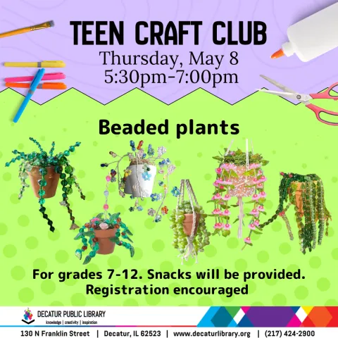 beaded plants