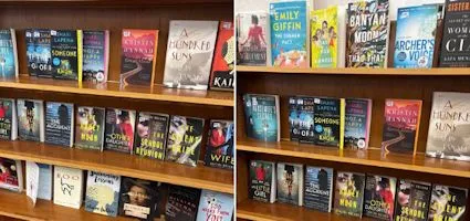 Book Sale Shelves