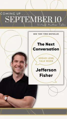 Author photo of Fisher and book cover