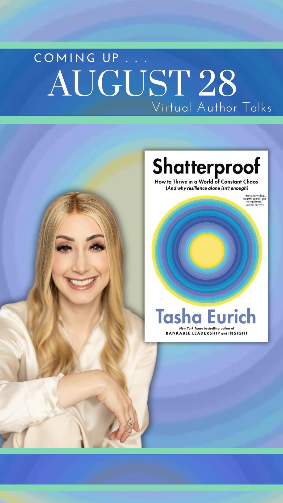 Author photo of Eurich and book cover